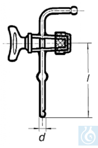 Stopcock for desiccator Simax